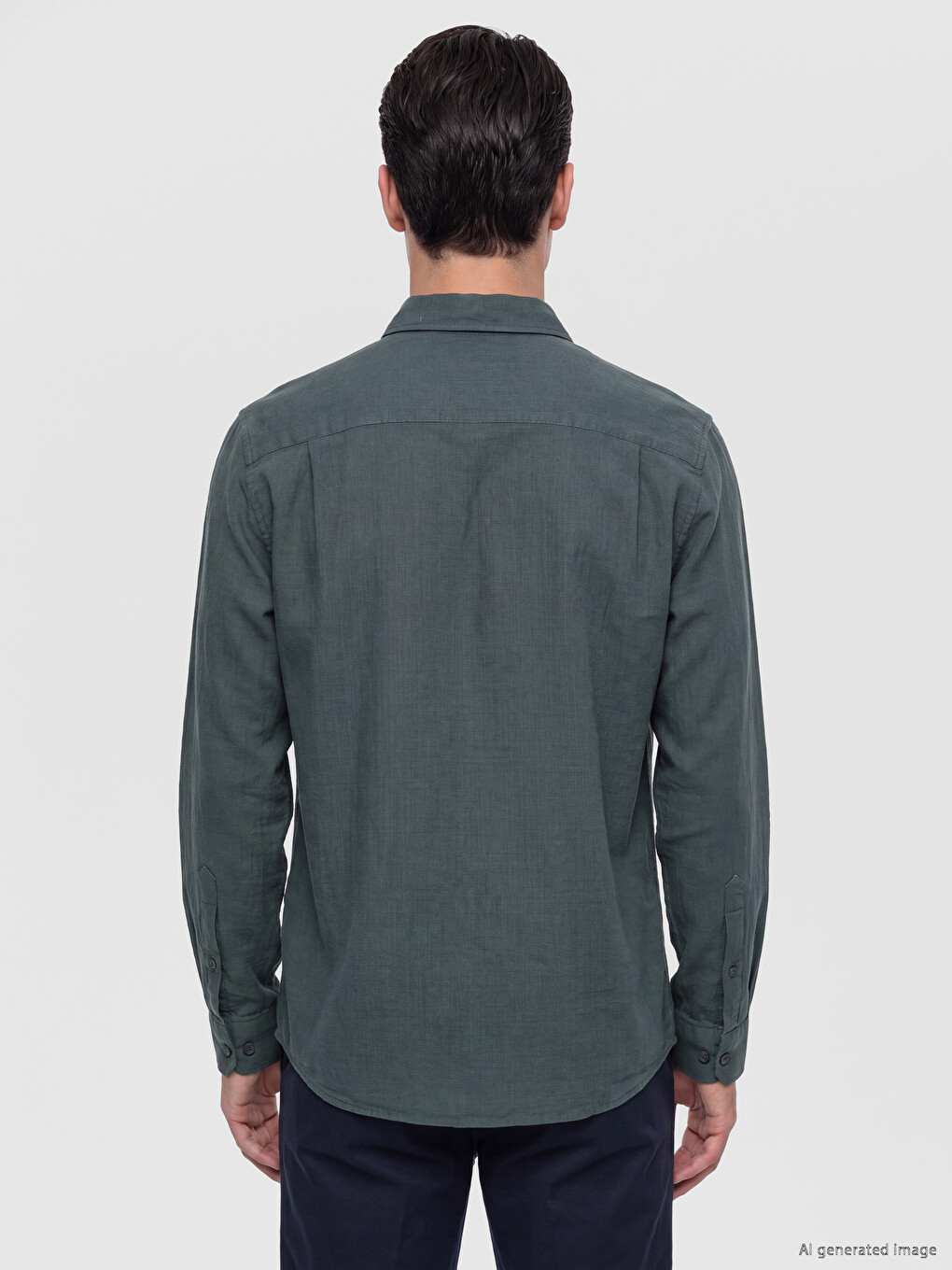 Man Petrol Shirt-3