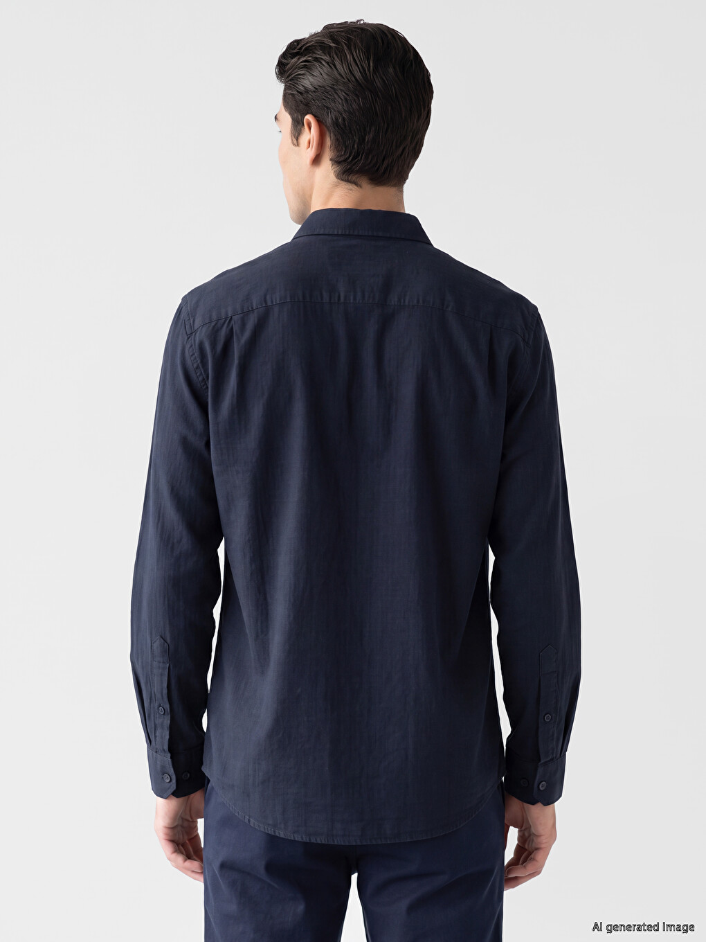 Regular Fit Dobby Men's Shirt-3