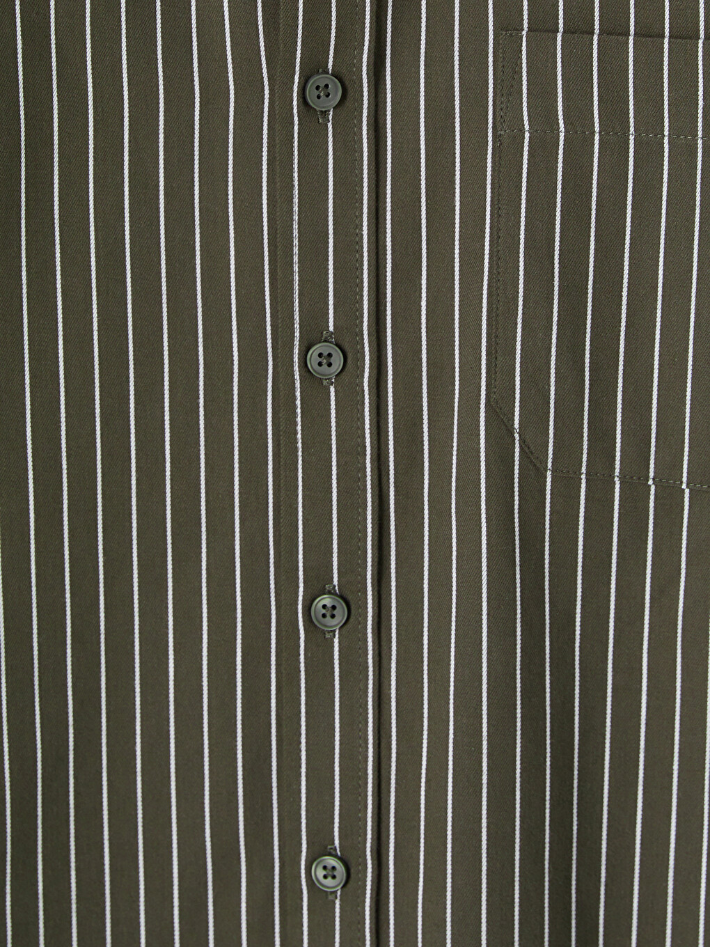 Standard Fit Striped Gabardine Men's Shirt-5