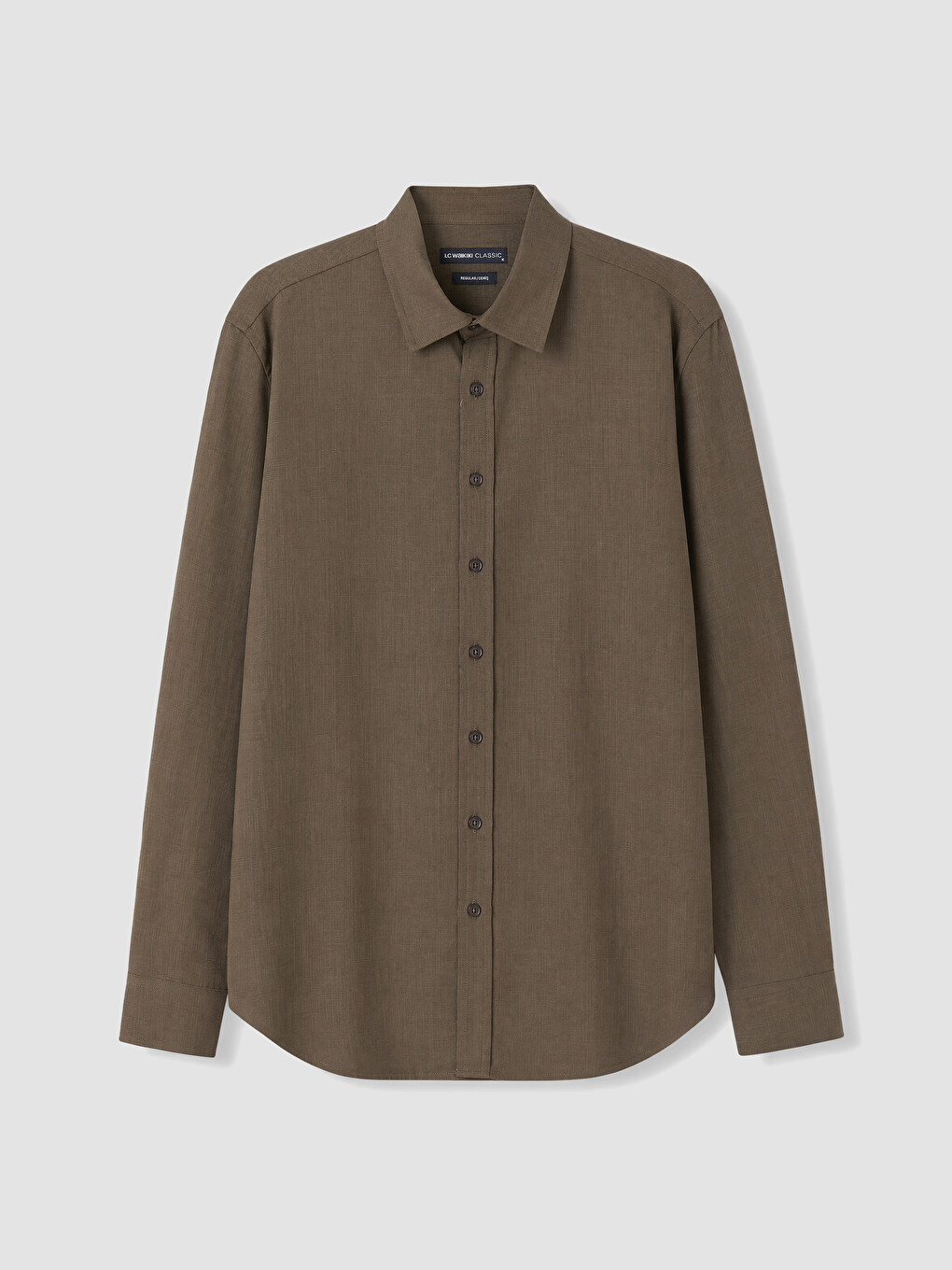 Regular Fit Men's Textured Shirt-3