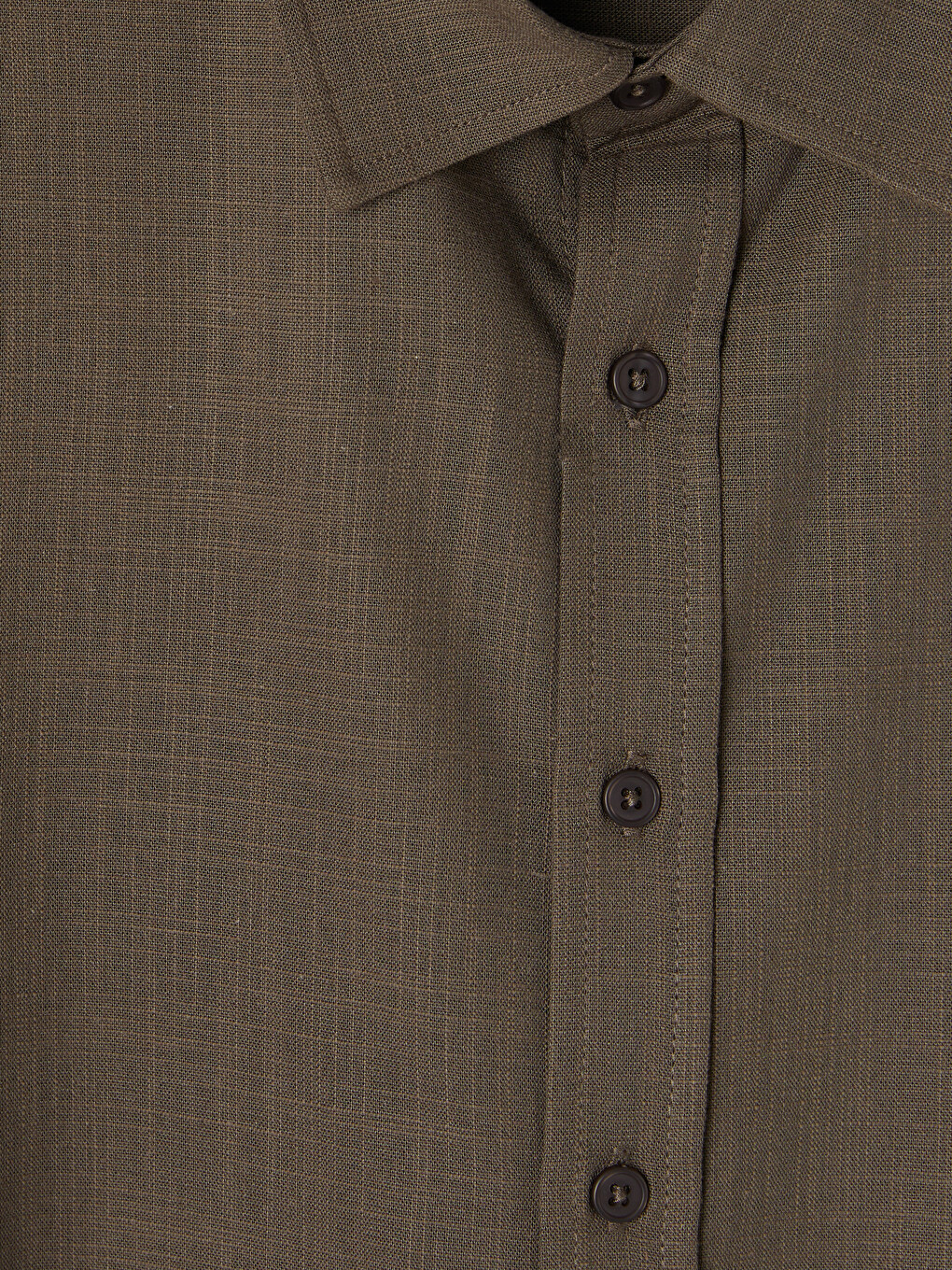 Regular Fit Men's Textured Shirt-4