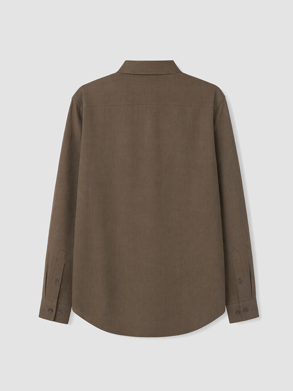 Regular Fit Men's Textured Shirt-5
