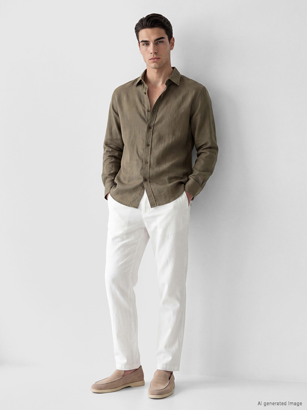 Regular Fit Men's Textured Shirt-1