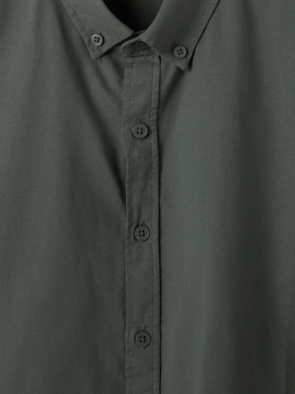 Slim Fit Oksford Muška Košulja-4
