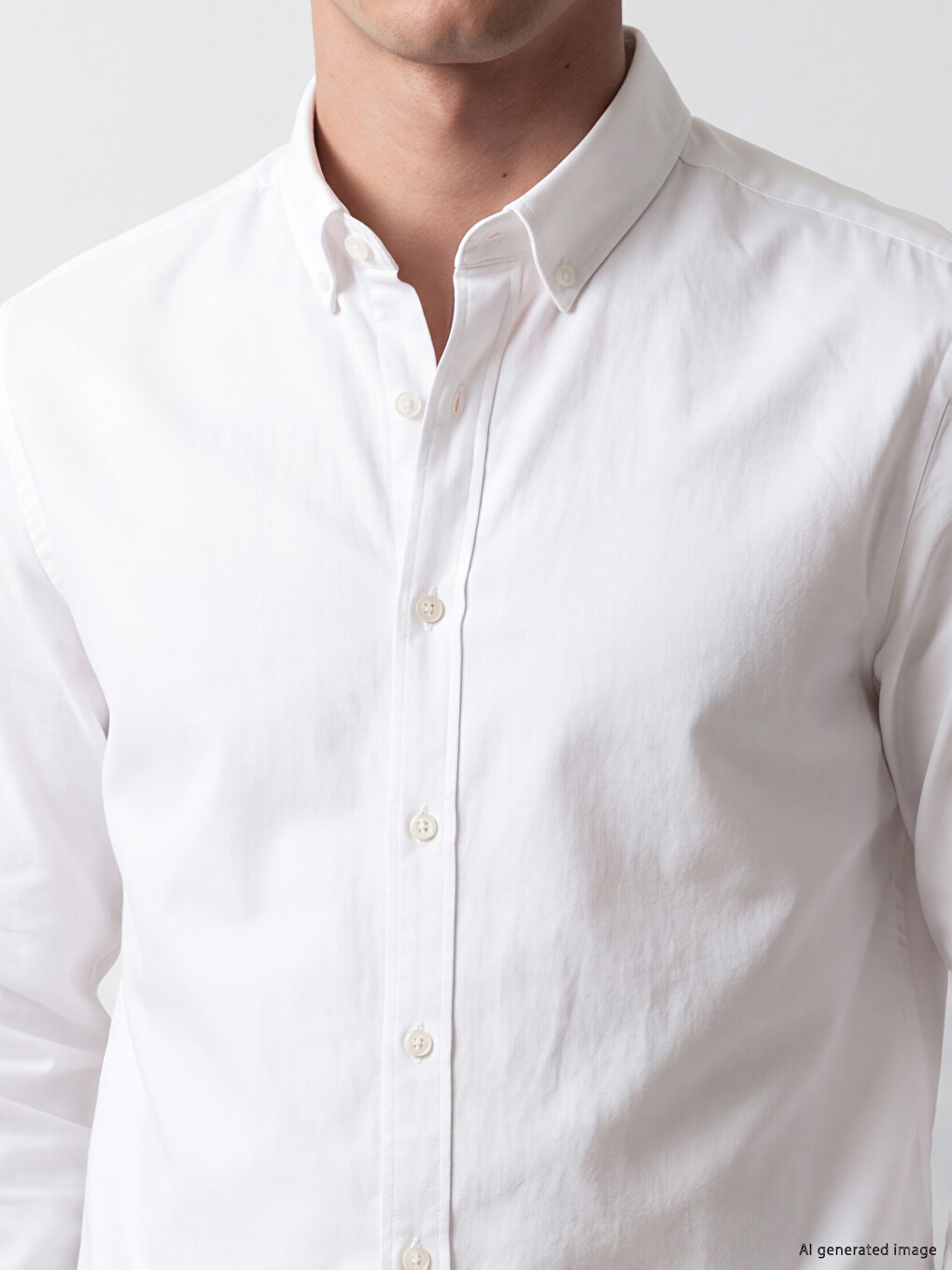 Slim Fit Oxford Men's Shirt-2