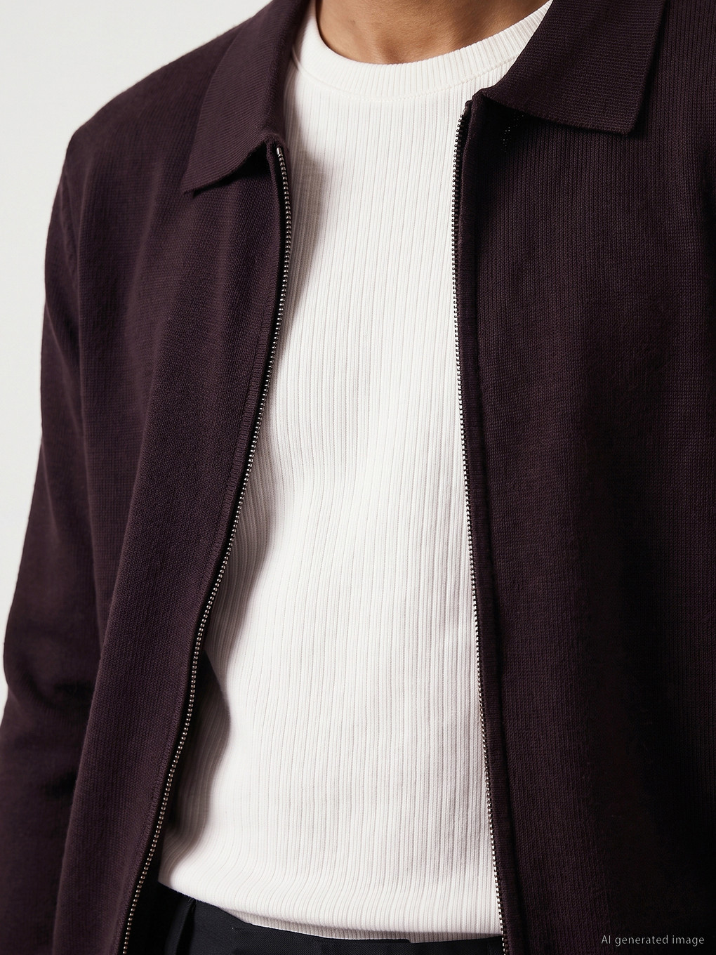 Polo Collar Men's Knitwear Sweater-2