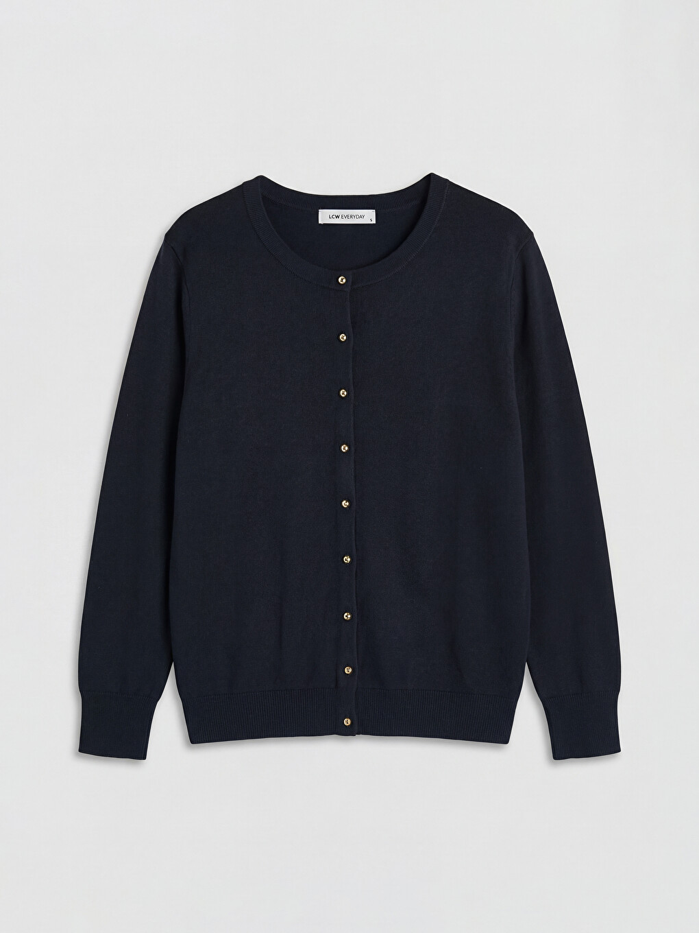 Crew Neck Women's Knitwear Cardigan-4