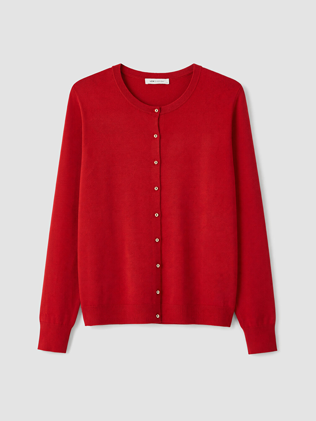 Crew Neck Women's Knitwear Cardigan-4