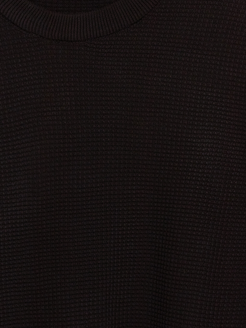 Kahverengi Standard Fit Bisiklet Yaka Erkek Triko Kazak-6