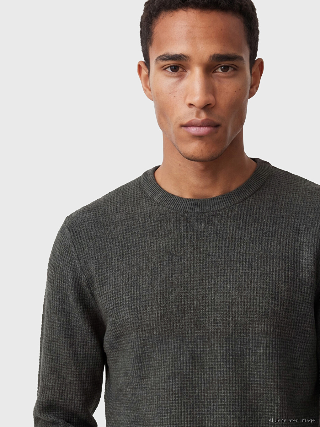Crew Neck Men's Knitwear Sweater-2