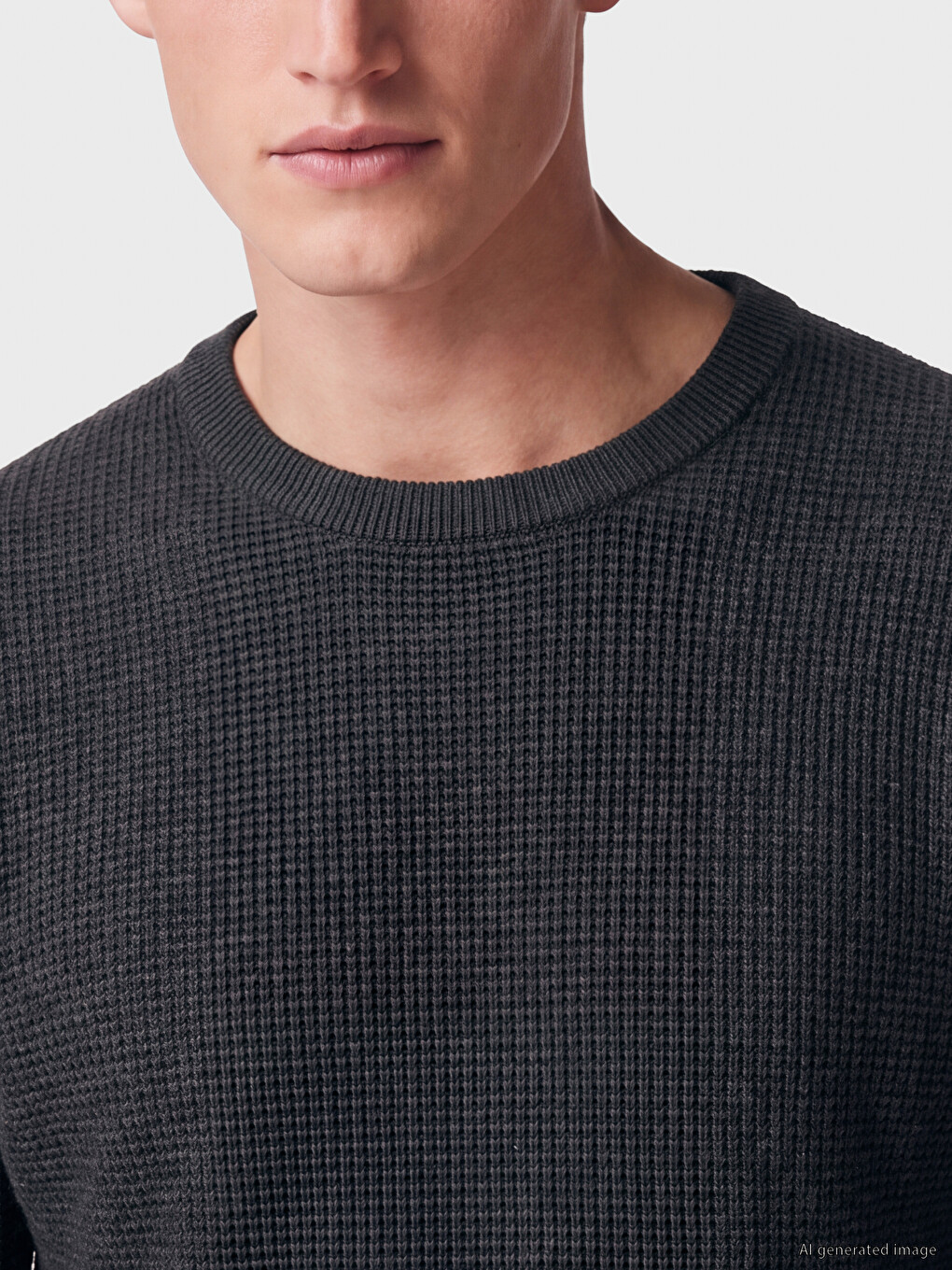 Crew Neck Men's Knitwear Sweater-2