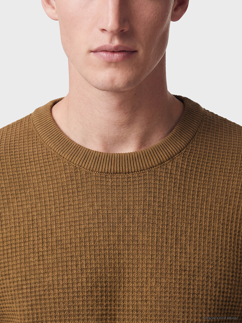 Crew Neck Men's Knitwear Sweater-2