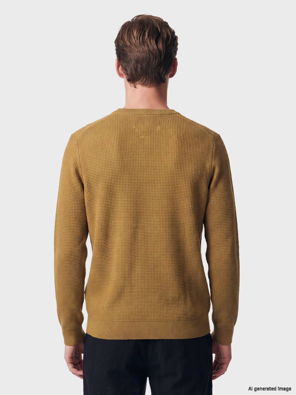 Crew Neck Men's Knitwear Sweater-3
