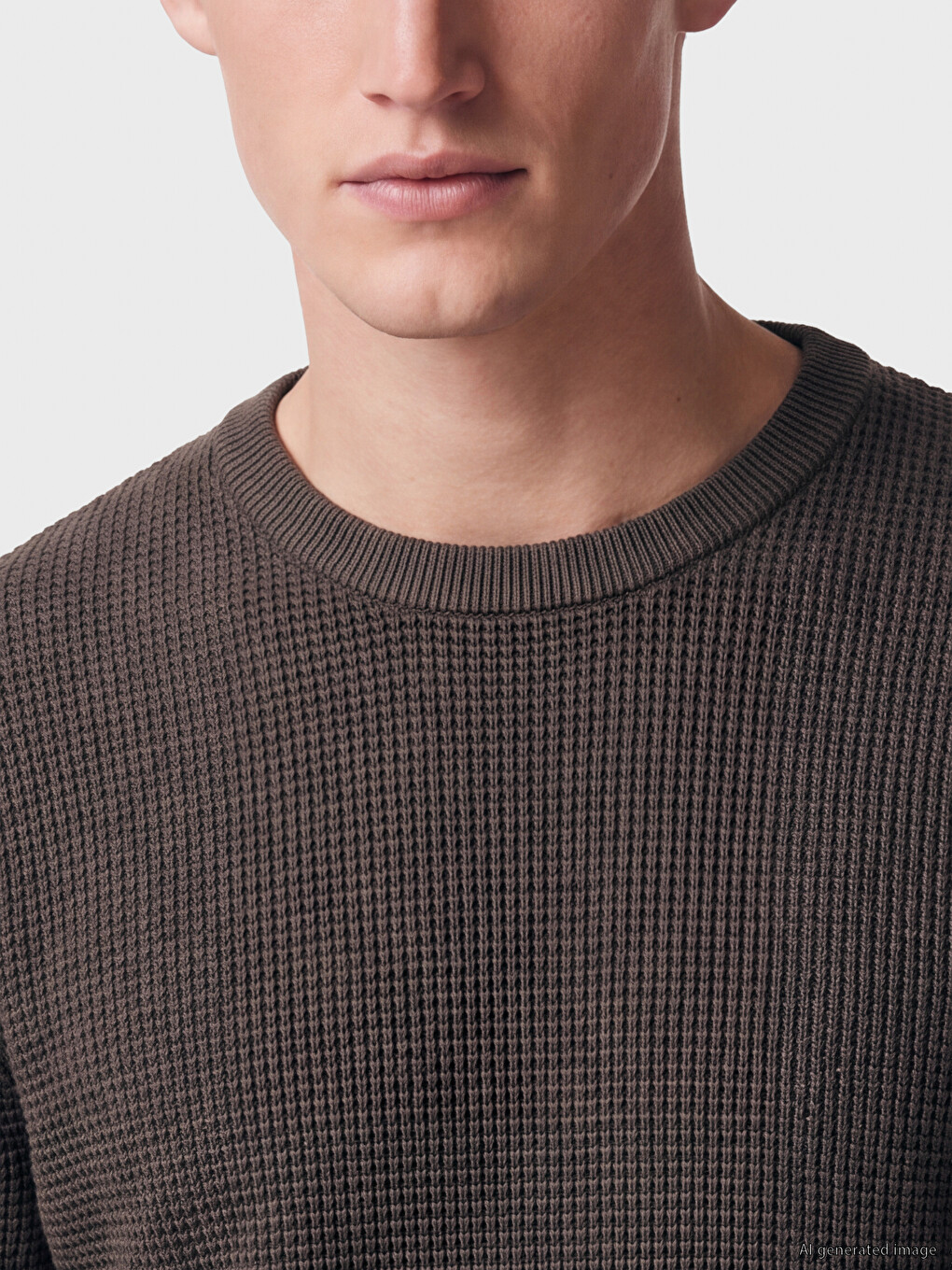 Crew Neck Men's Knitwear Sweater-2
