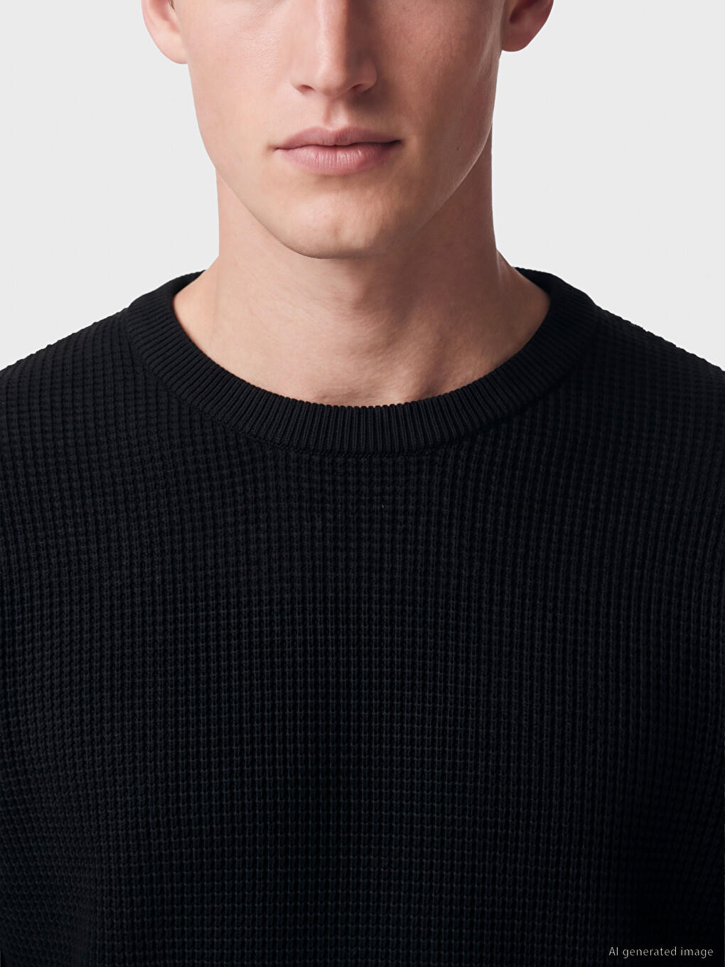 Crew Neck Men's Knitwear Sweater-2