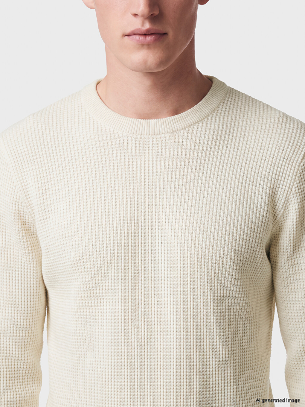 Crew Neck Men's Knitwear Sweater-2