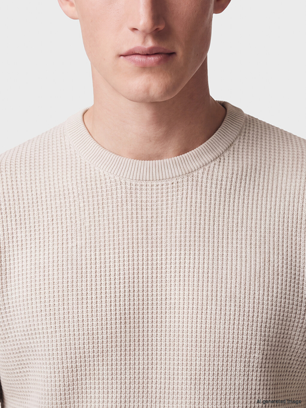 Crew Neck Men's Knitwear Sweater-2