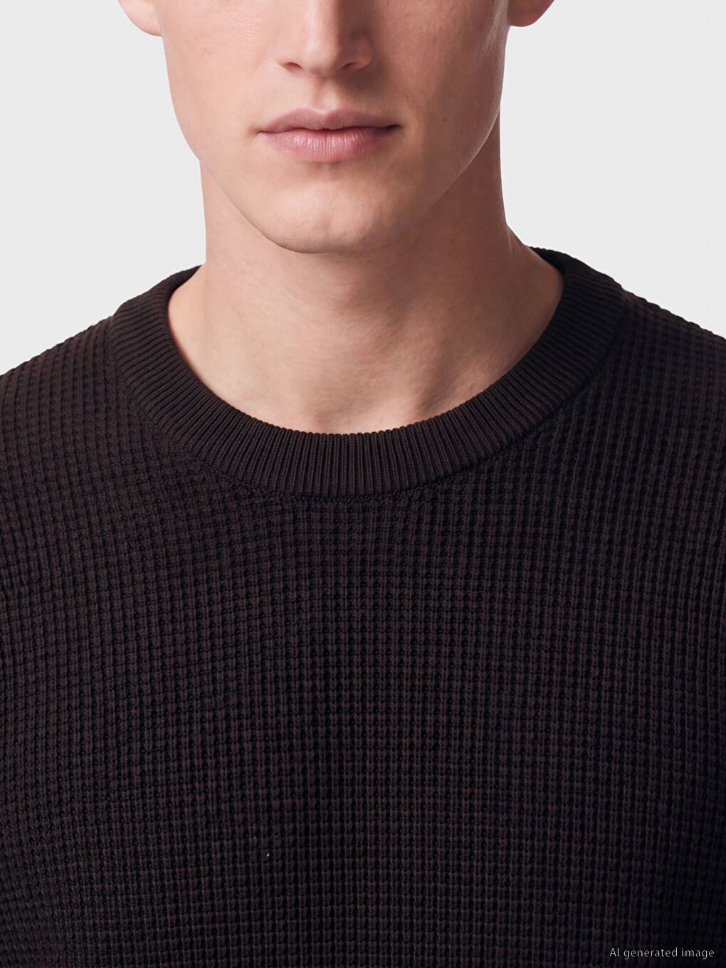 Crew Neck Men's Knitwear Sweater-2