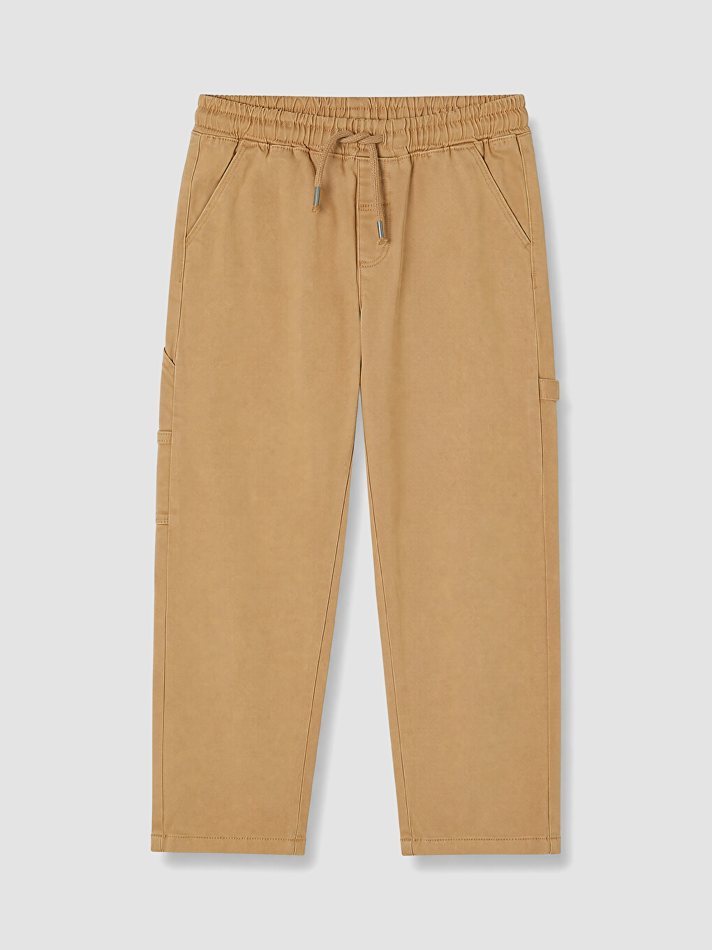 Regular Fit Boys' Gabardine Cargo Trousers