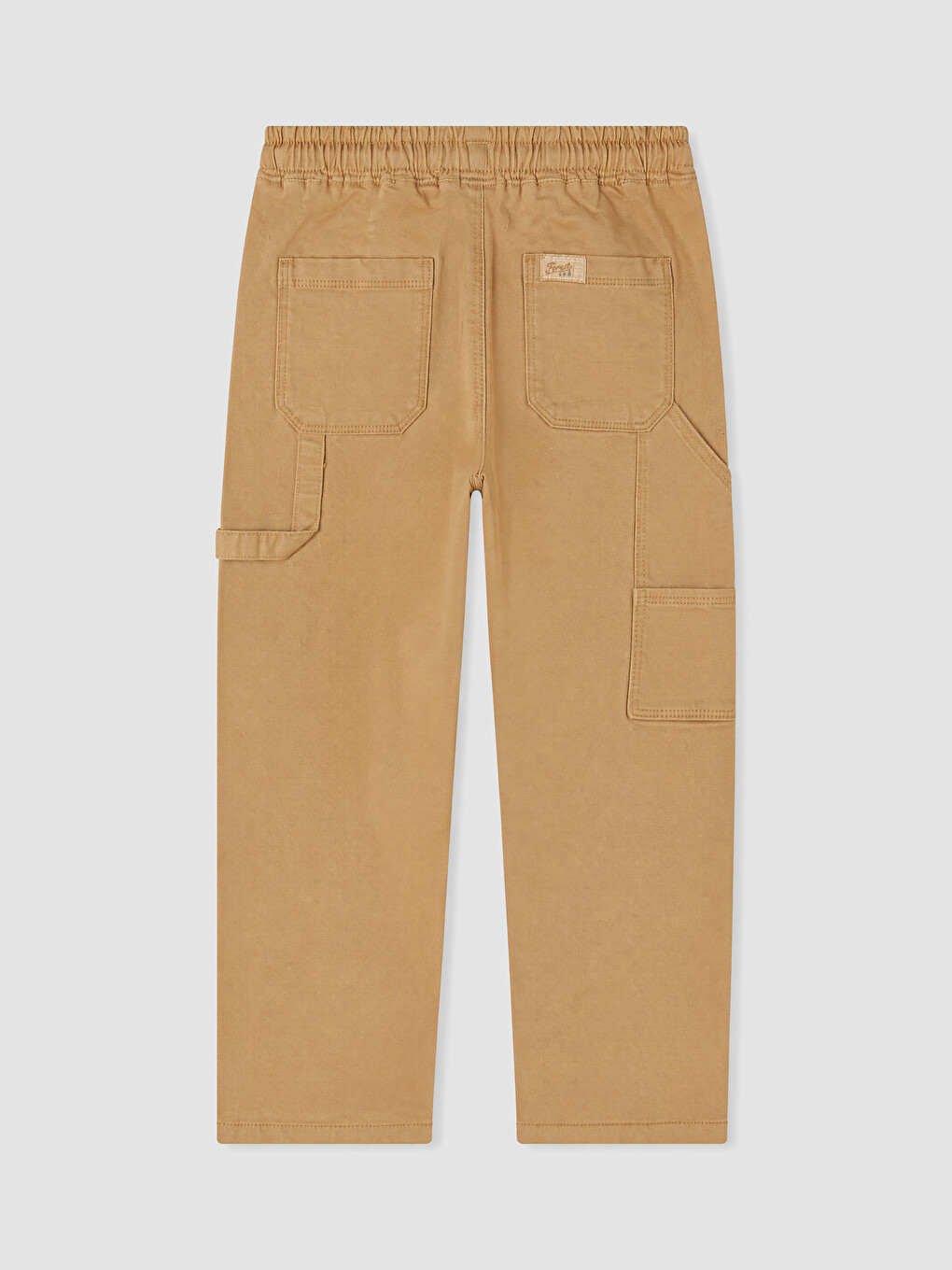 Regular Fit Boys' Gabardine Cargo Trousers-2
