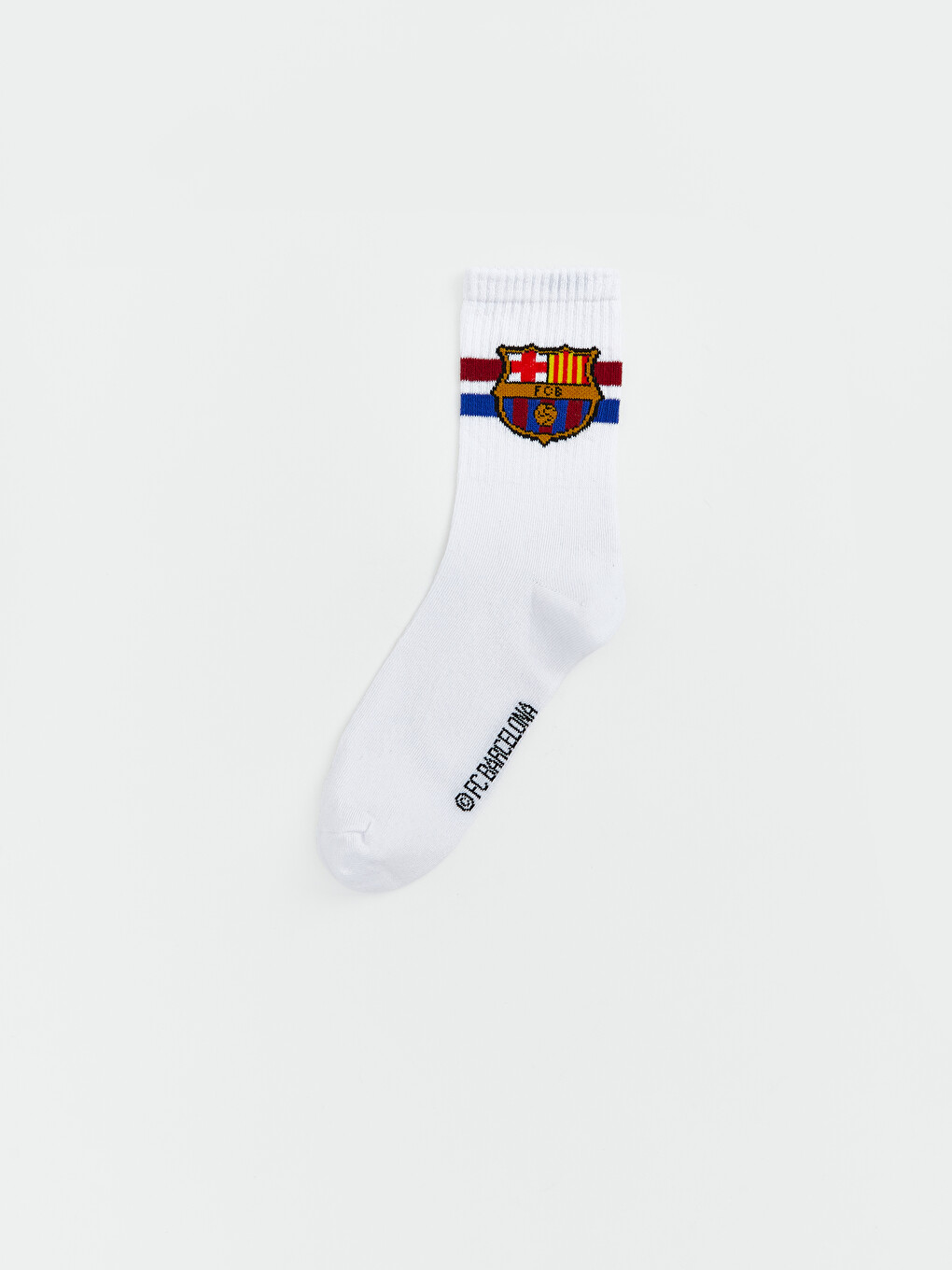 Karışık FC Barcelona Lisanslı Erkek Çocuk Soket Çorap 5'li-1