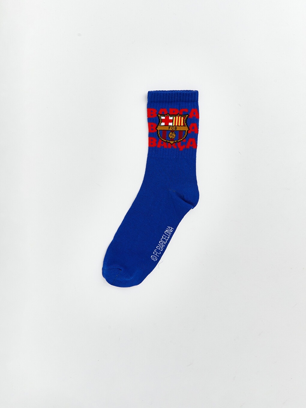 Karışık FC Barcelona Lisanslı Erkek Çocuk Soket Çorap 5'li-2