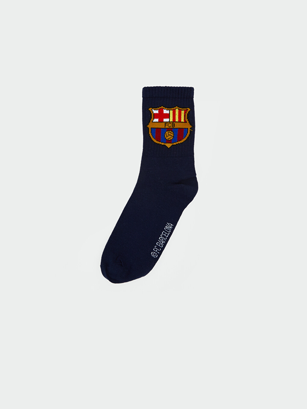 Karışık FC Barcelona Lisanslı Erkek Çocuk Soket Çorap 5'li-3