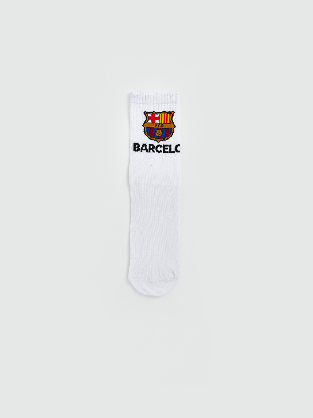 Karışık FC Barcelona Lisanslı Erkek Çocuk Soket Çorap 5'li-5