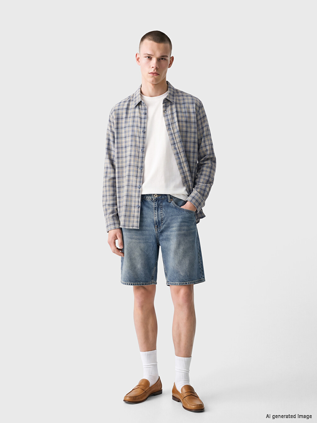 Man Blue Shirt-1