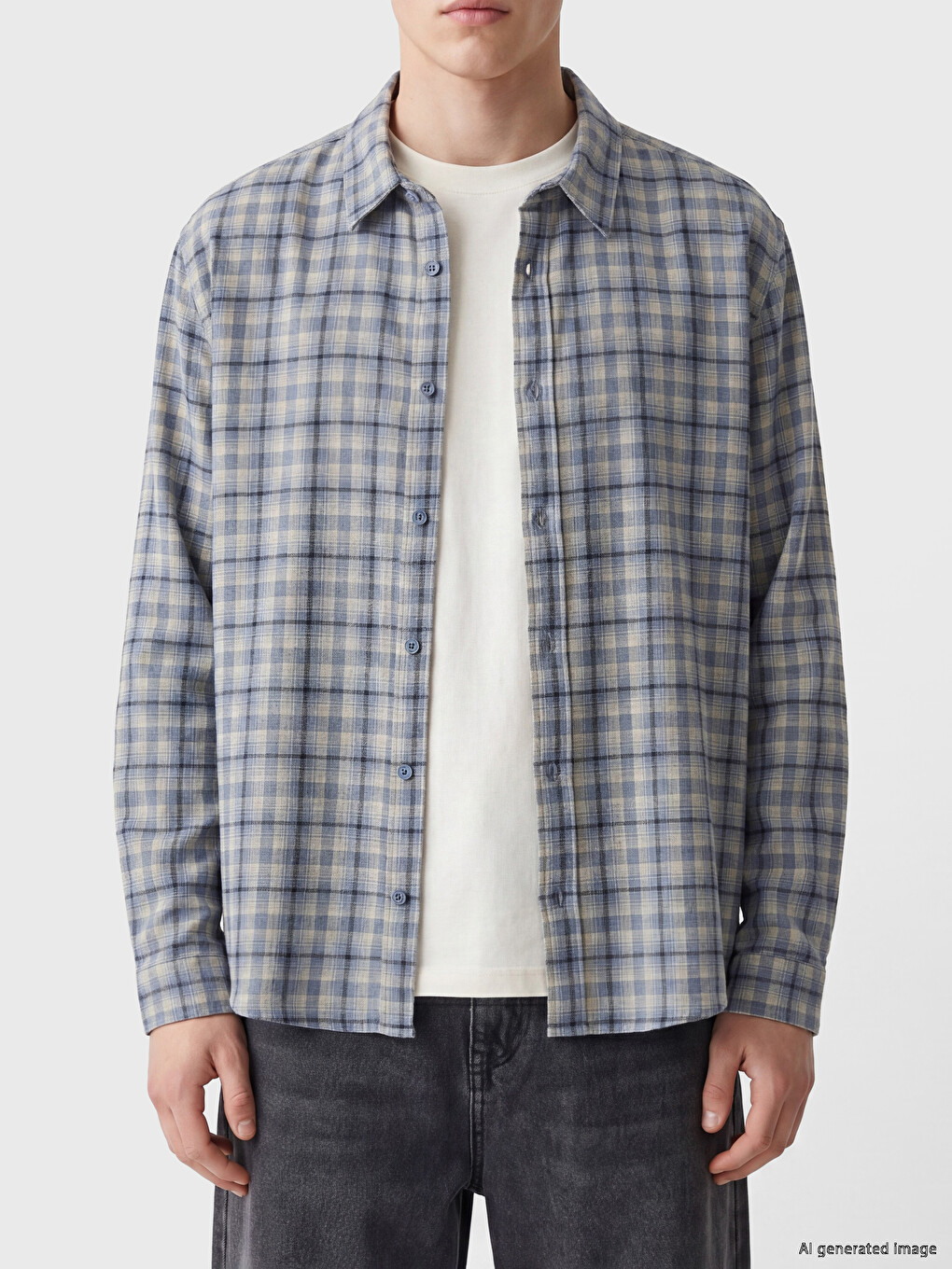 Man Blue Shirt-2