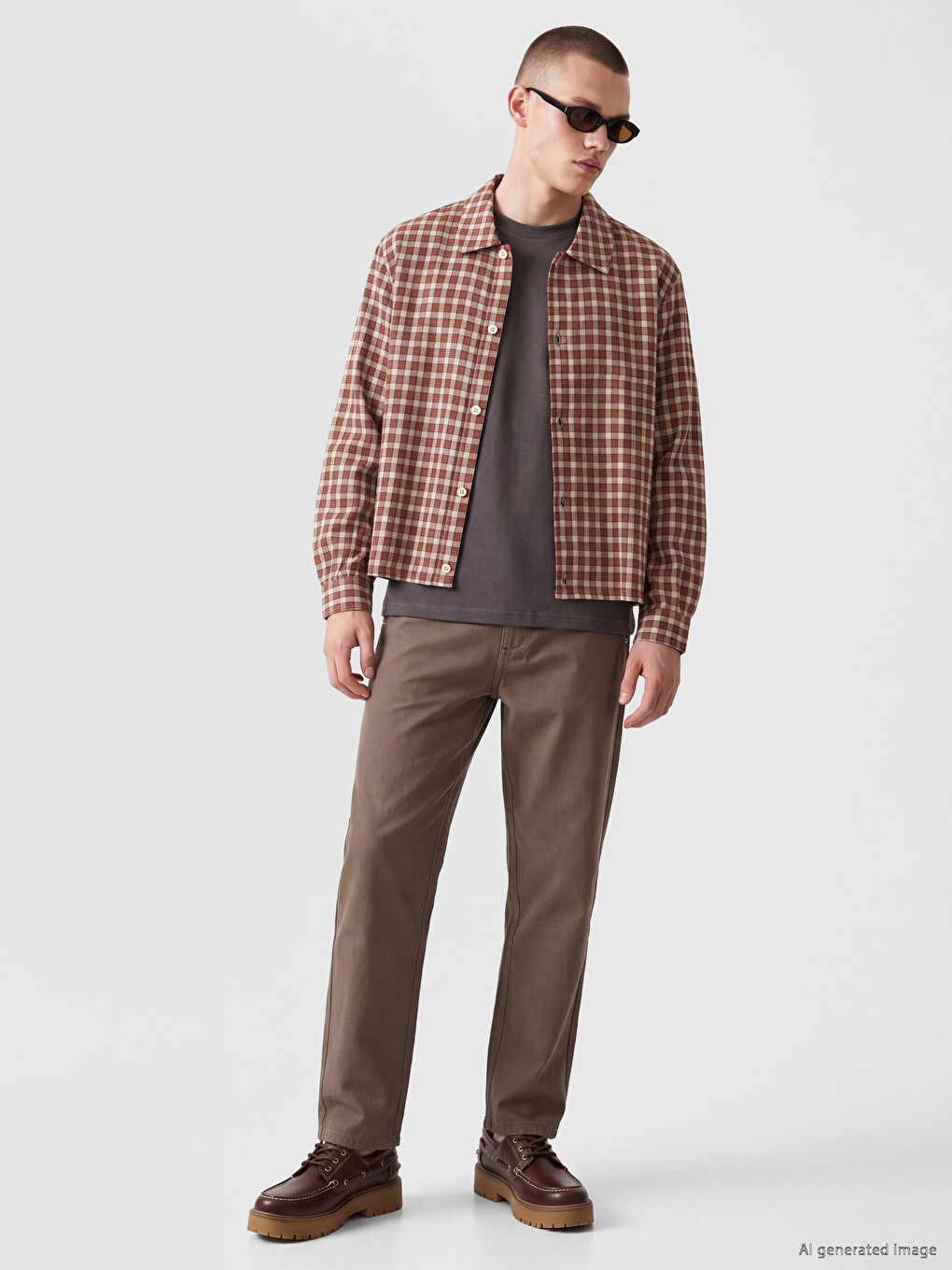 Man Brown Overshirt-1