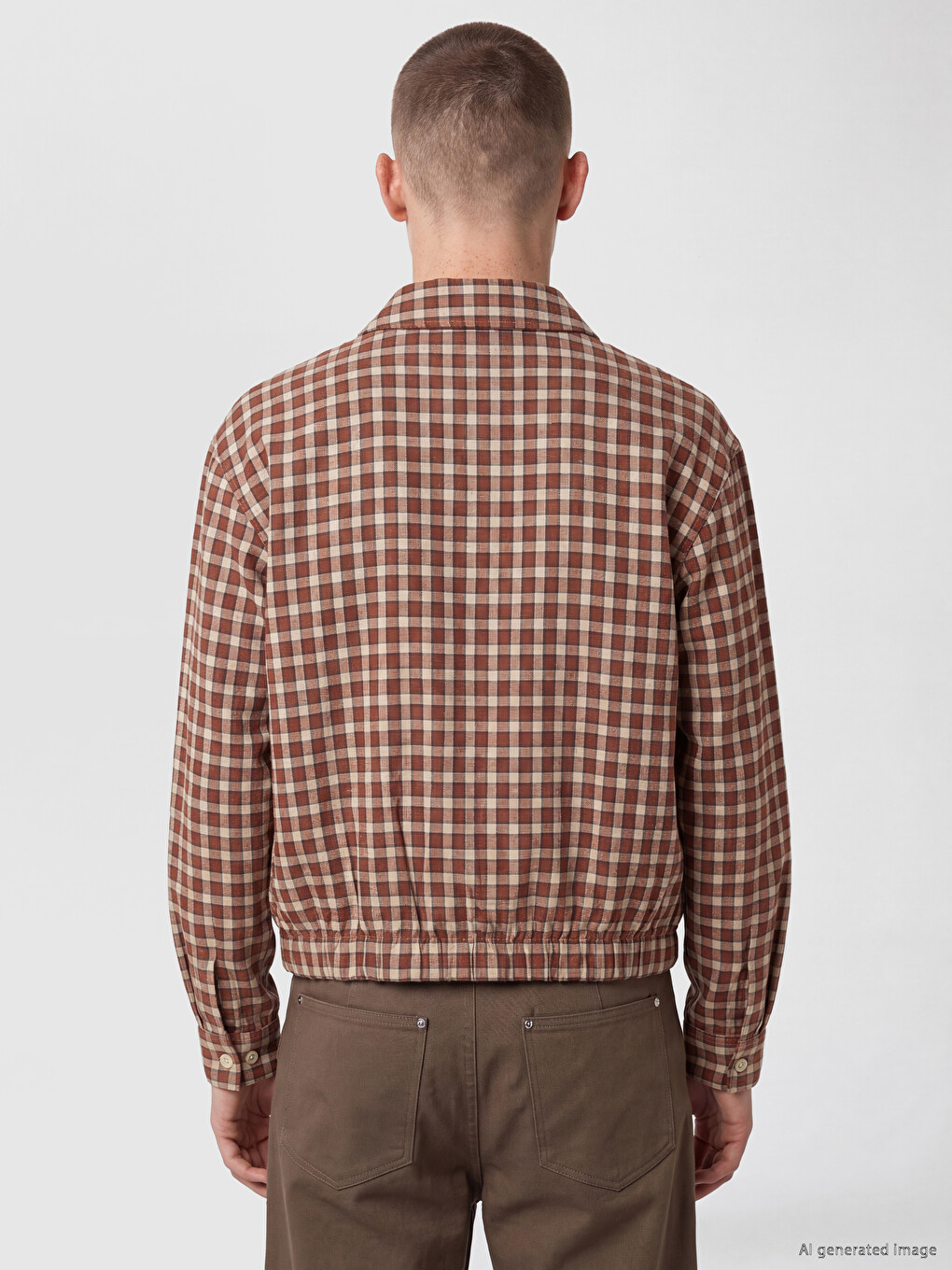 Man Brown Overshirt-3