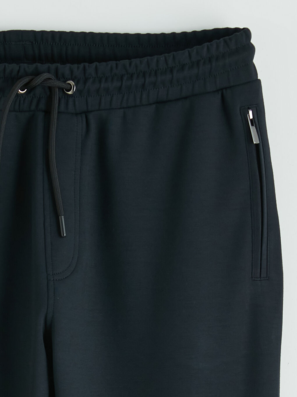 Siyah Standart Kalıp Erkek Eşofman Altı-1