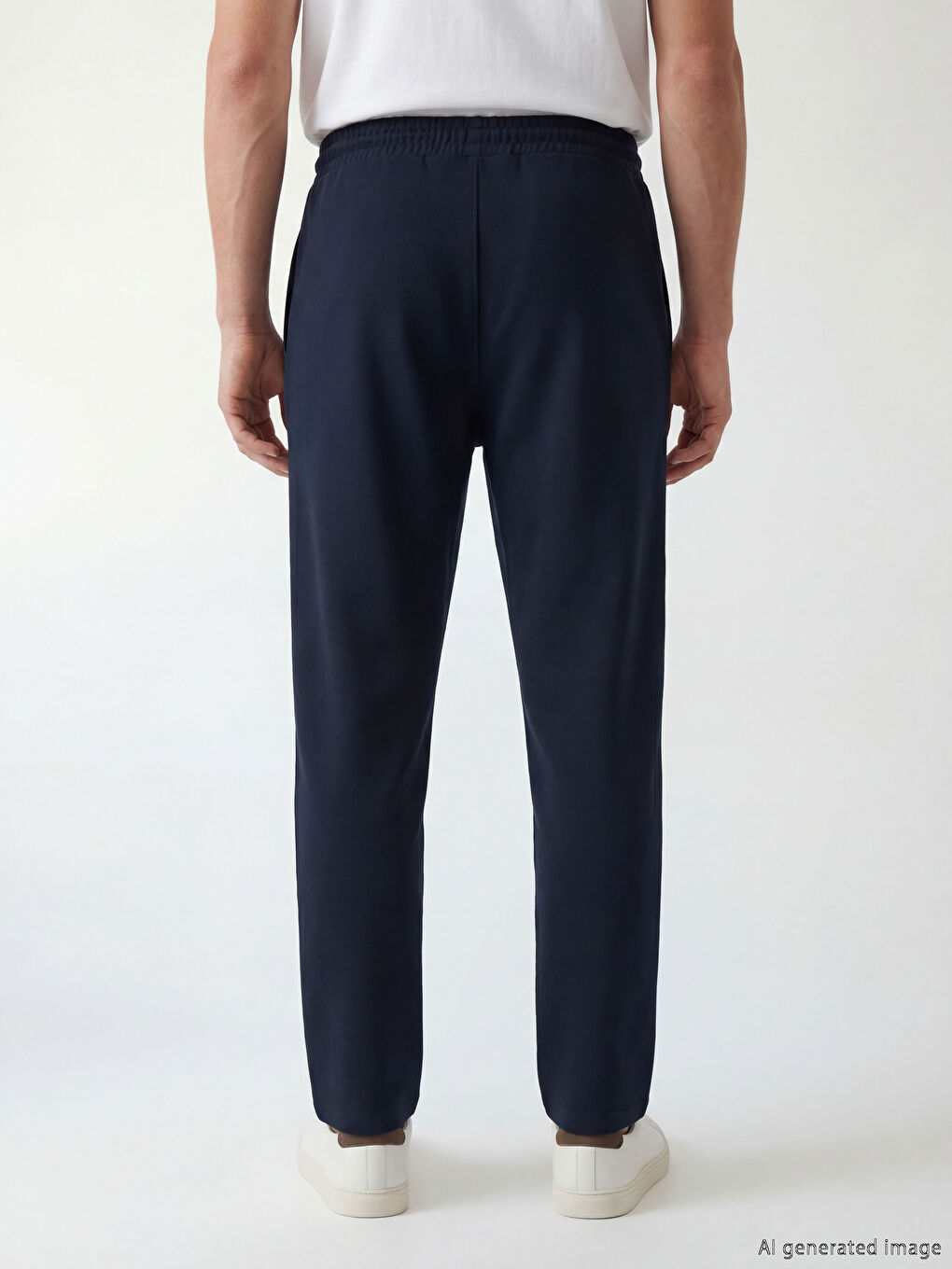 Siyah Standart Kalıp Erkek Eşofman Altı-3