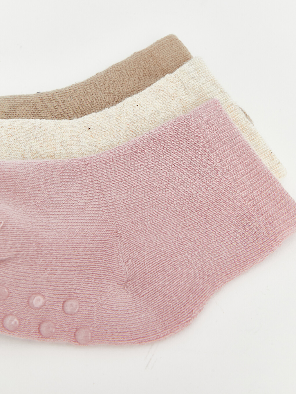 Non-slip Sole Baby Girls' Ankle Socks 3-pack-2