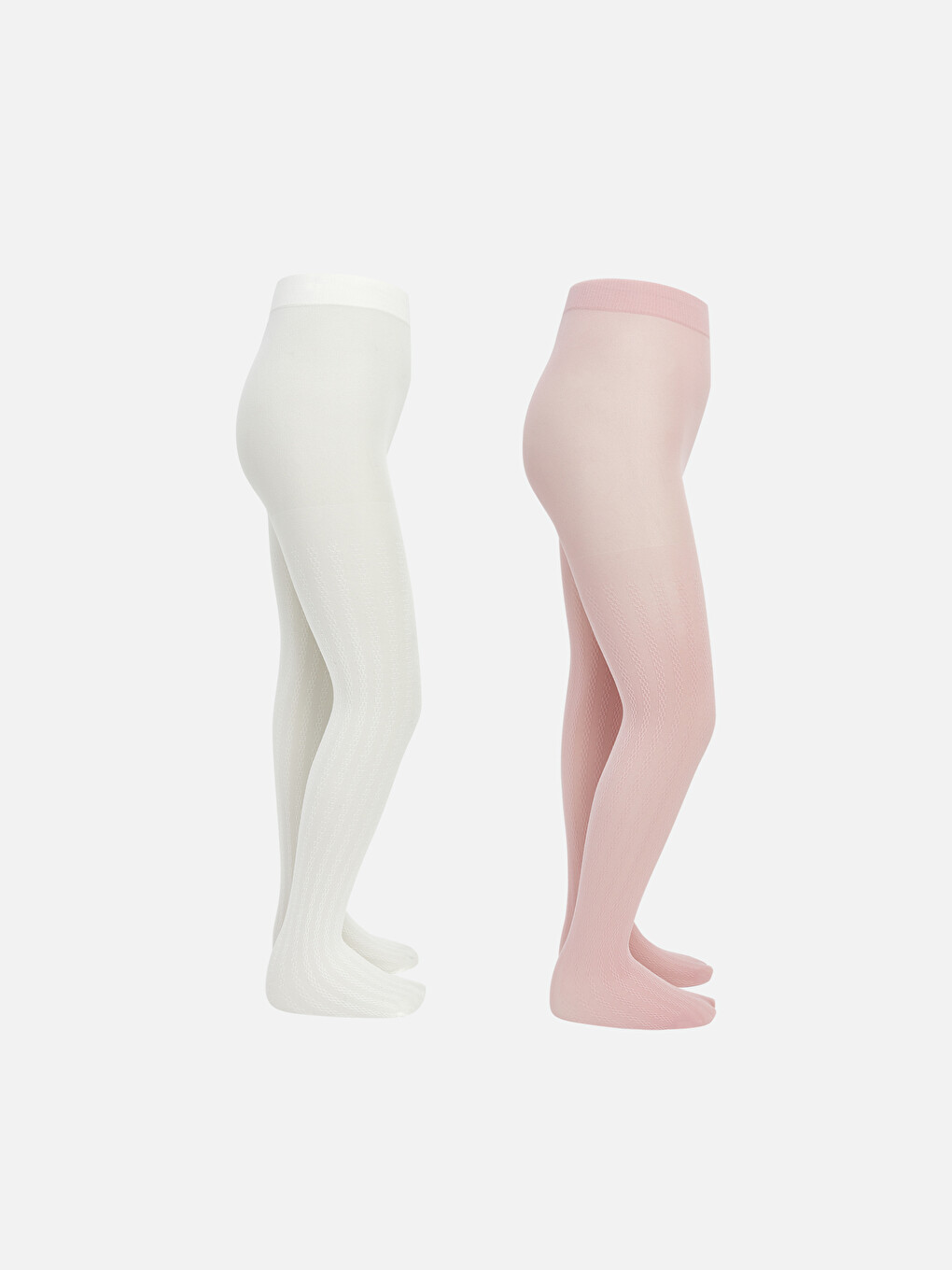 Ribbed Girls' Tights 2 Pack
