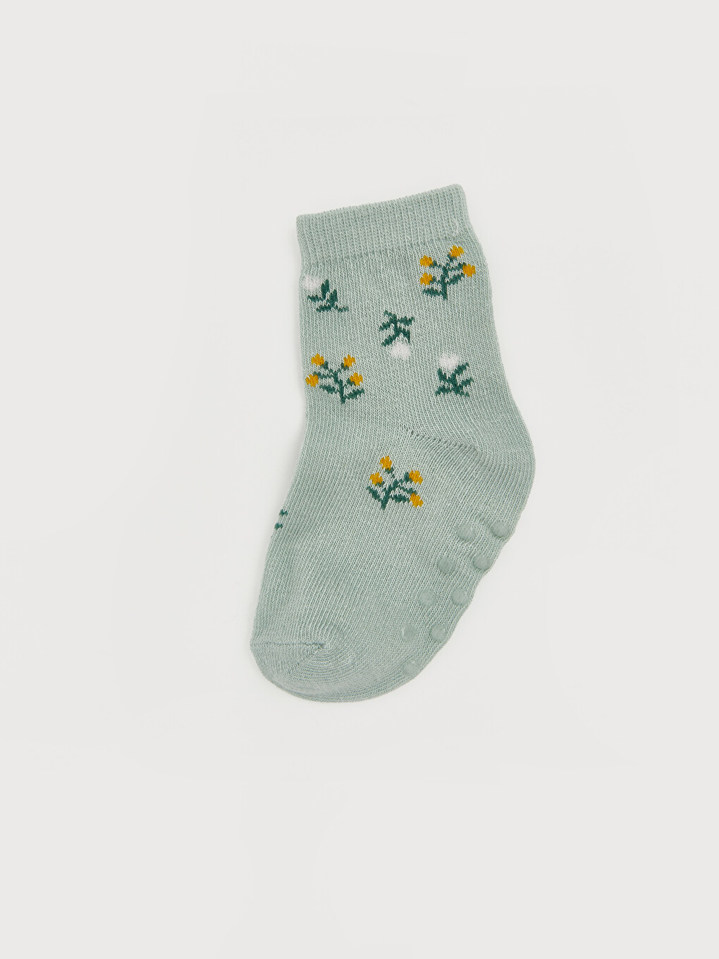 Floral Patterned Baby Girls' Ankle Socks 5 Pack-2