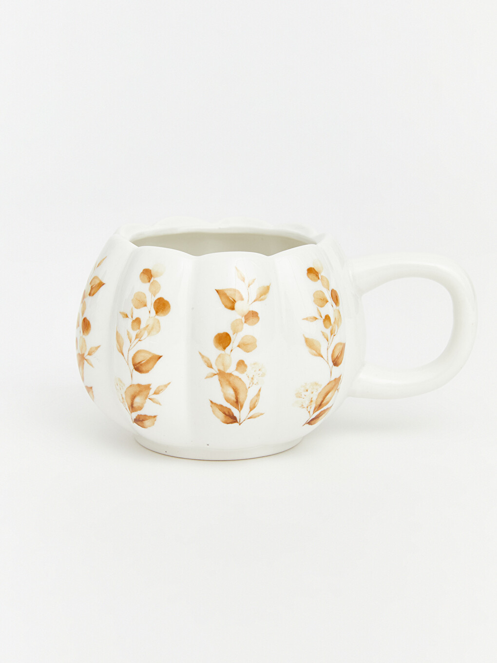 Sarı Sonbahar Temalı Porselen Kupa 300 Ml-1