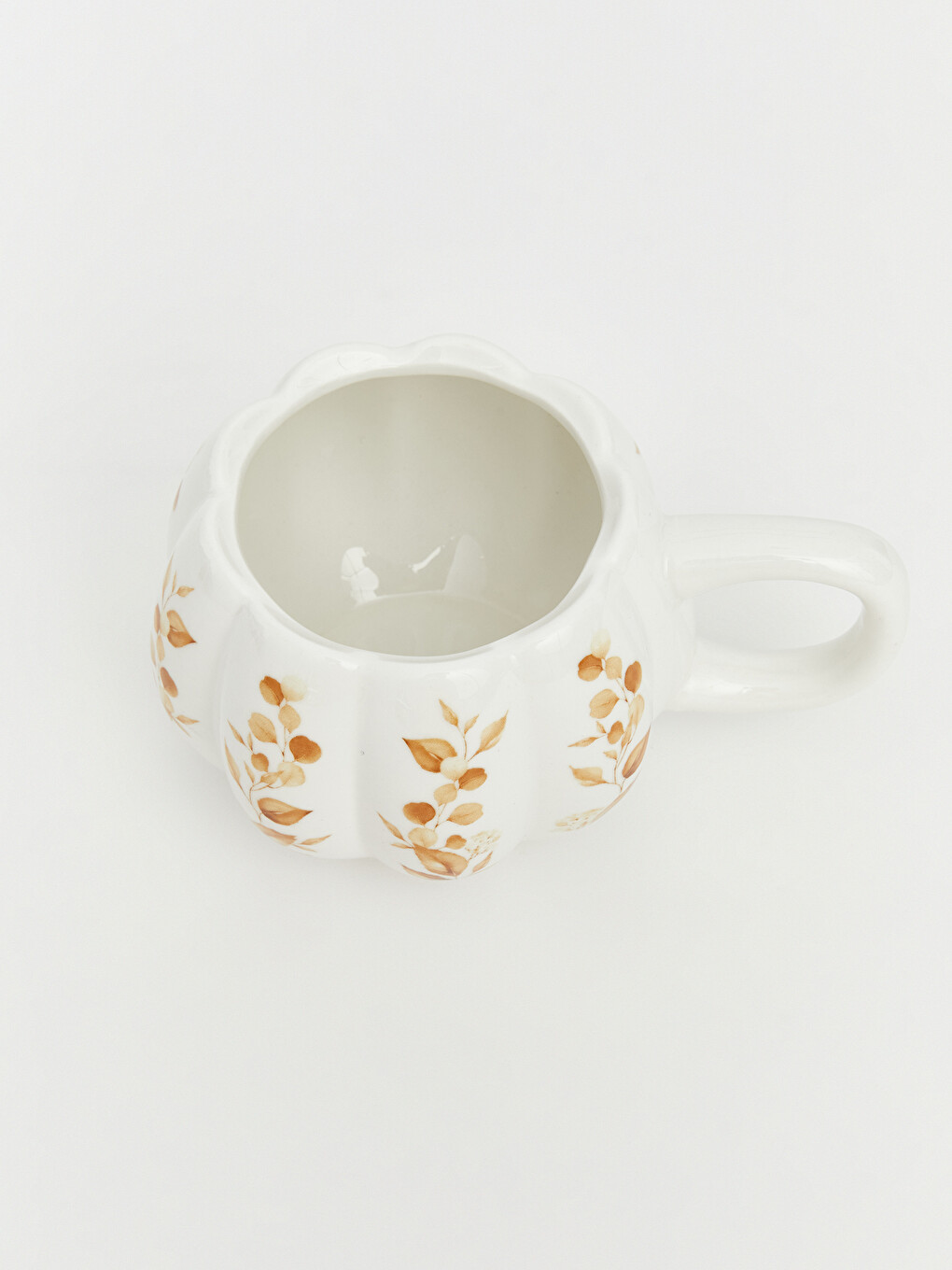 Sarı Sonbahar Temalı Porselen Kupa 300 Ml-2