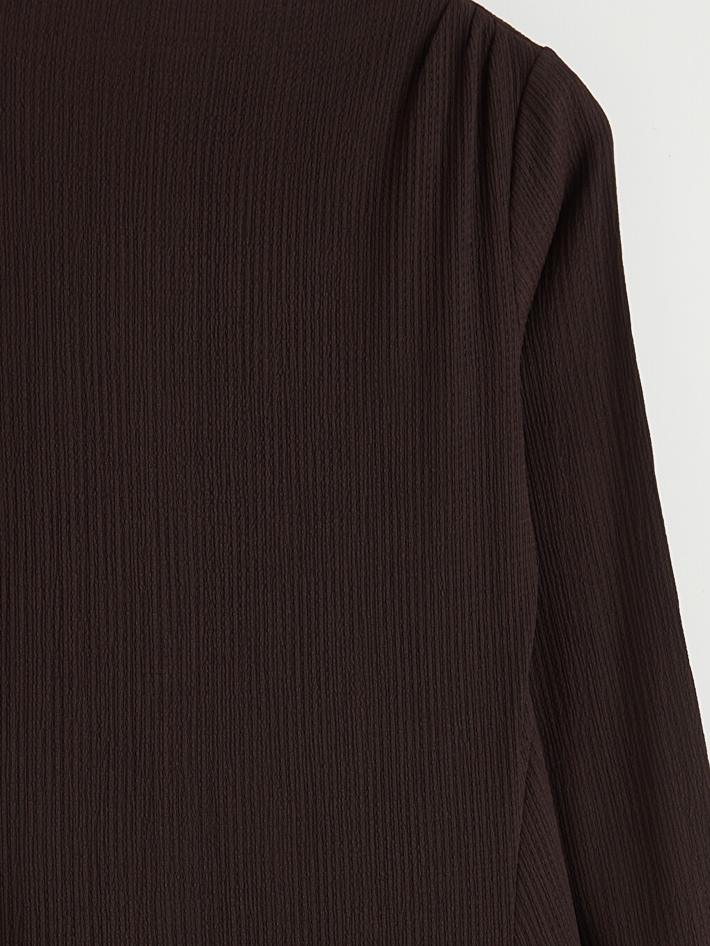 Women's Mock Neck Ribbed A-Line Dress-4