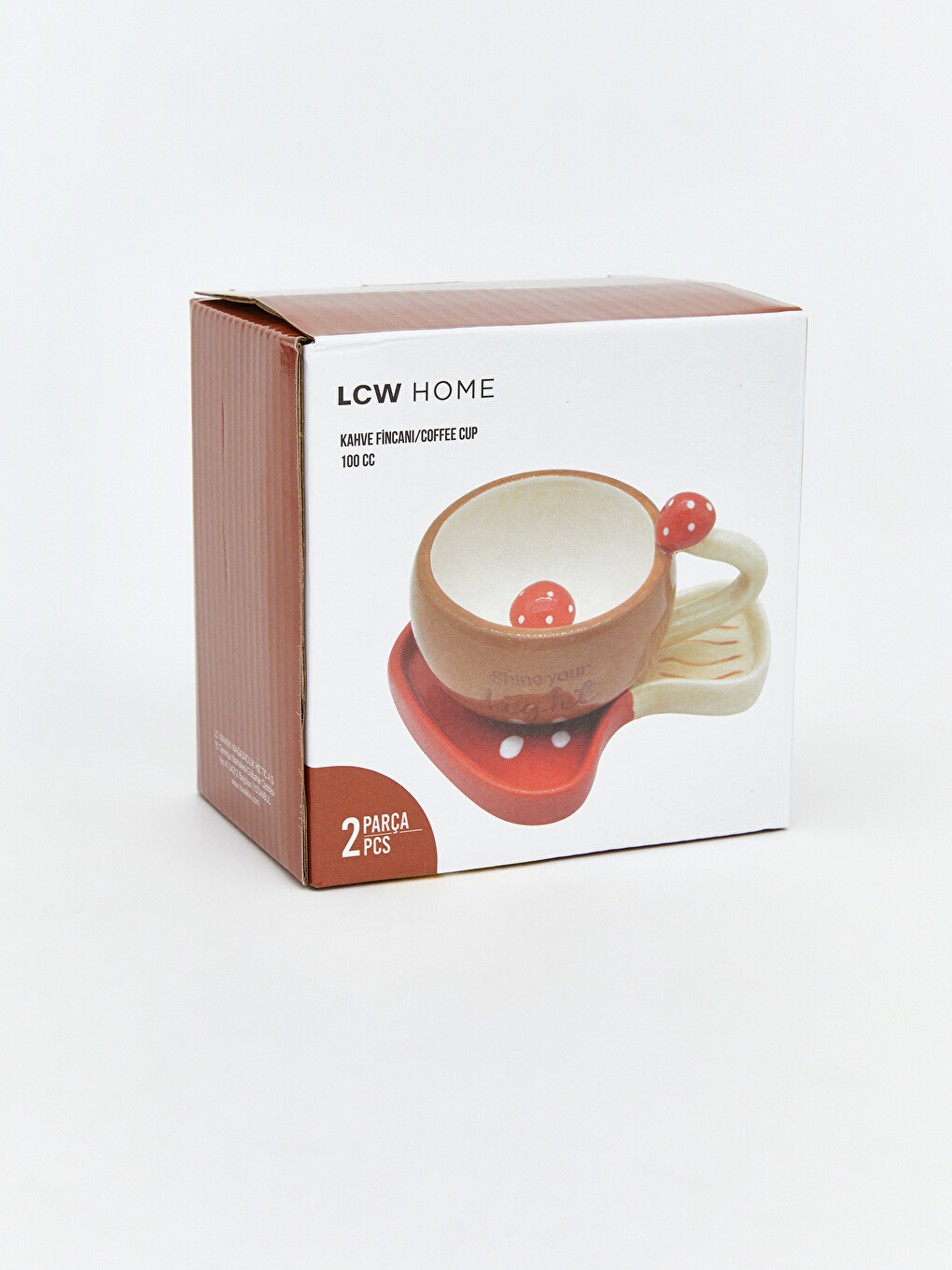 سێتی کوپێکی قاوەی سیرامیکی چاپکراو 100 Ml-6