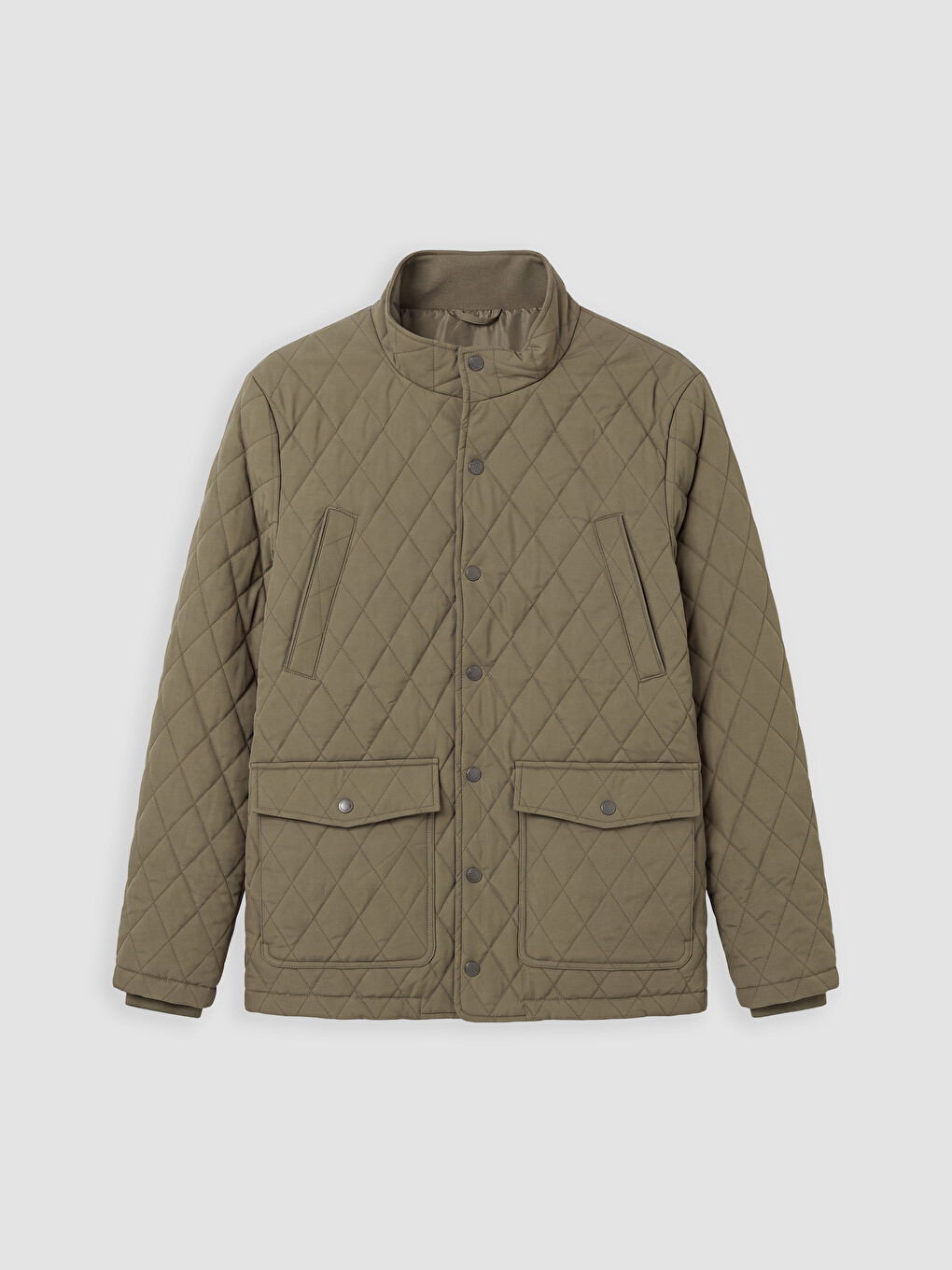 Man Beige Puffer Coat-3
