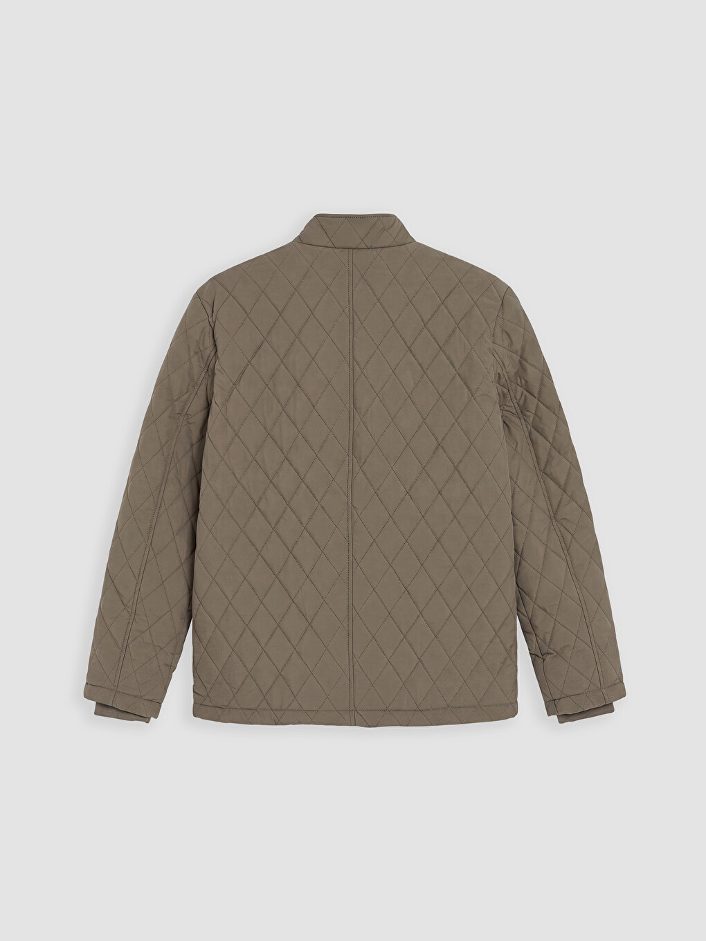 Man Beige Puffer Coat-5