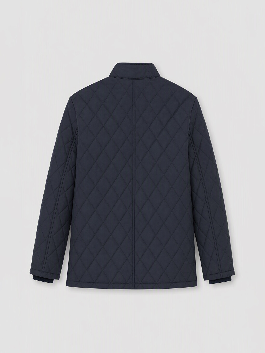 Man Navy Puffer Coat-4