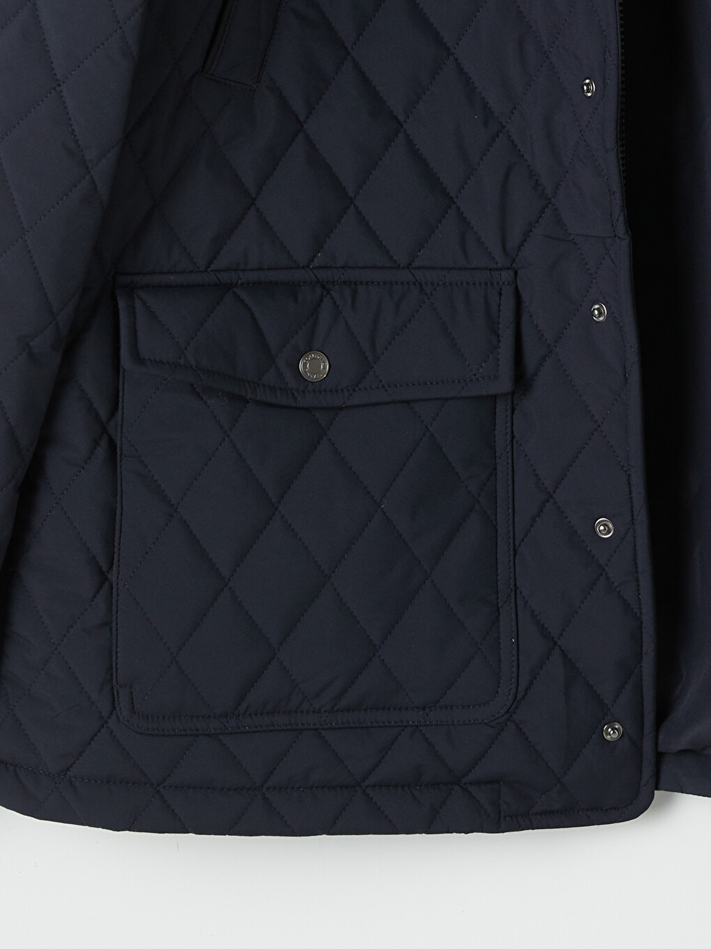 Man Navy Puffer Coat-5