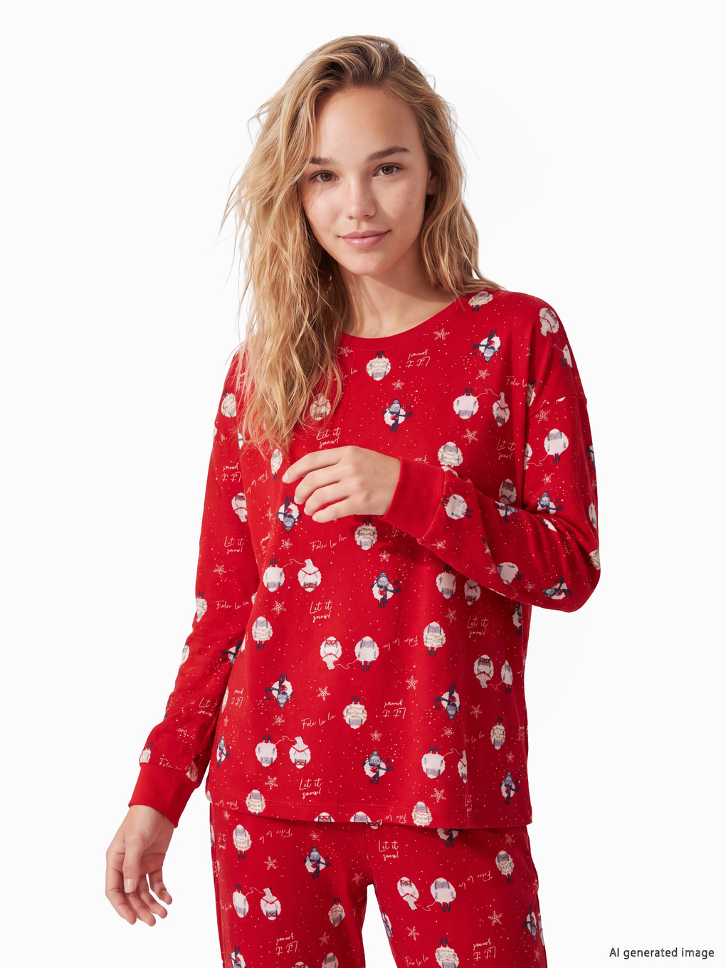 New Year Themed Women's Pyjamas Set-1