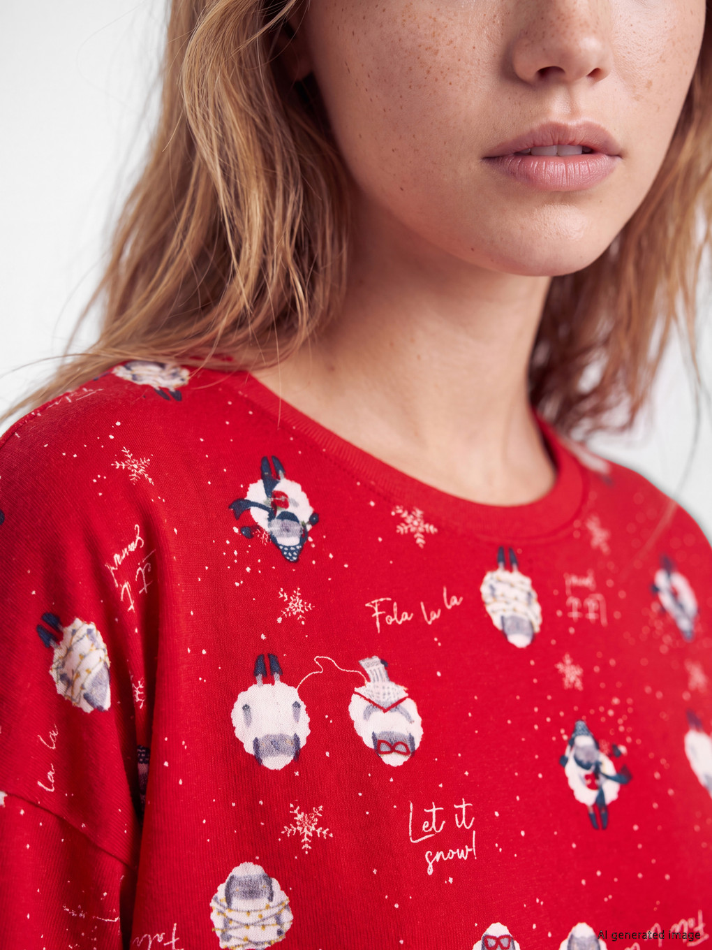 New Year Themed Women's Pyjamas Set-2
