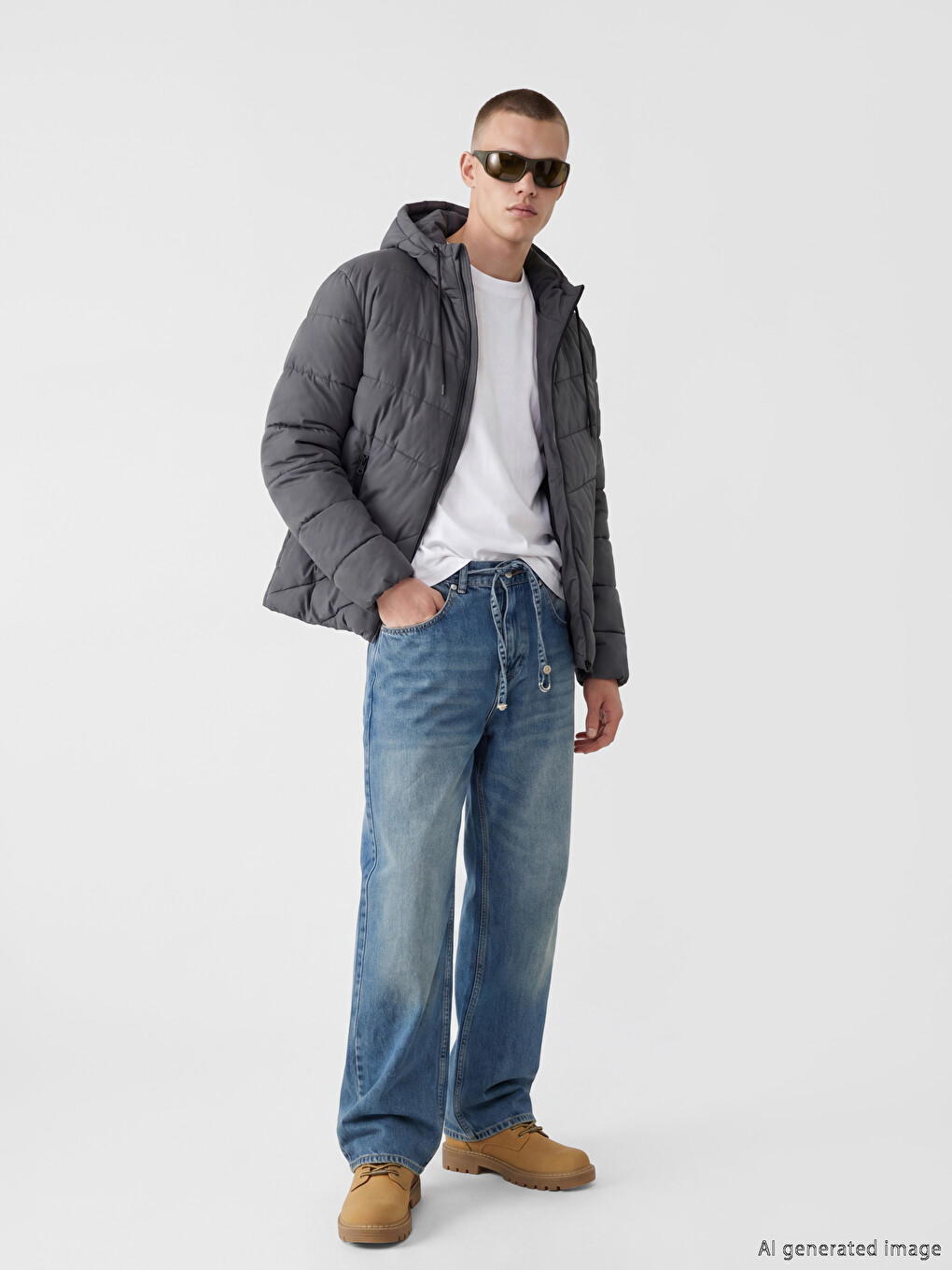 Mashkull Antracite Pallto Puffer-1