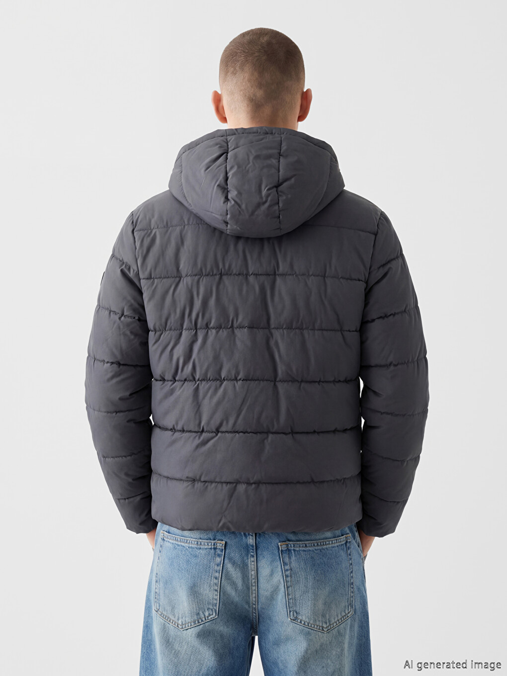 Mashkull Antracite Pallto Puffer-4
