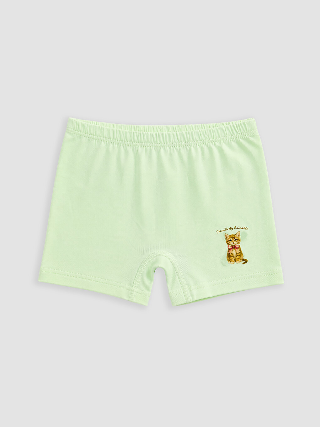 Lila Baskılı Kız Çocuk Boxer 5'li-2